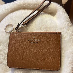Kate Spade Brown Leather Wristlet